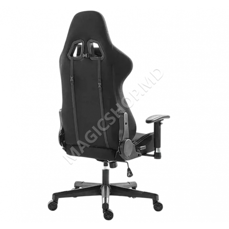 Scaun Gaming Lumi CH06-14, Textil, Negru